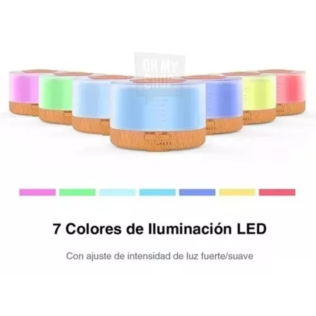 Humidificador Difusor De Aromas 500 Ml