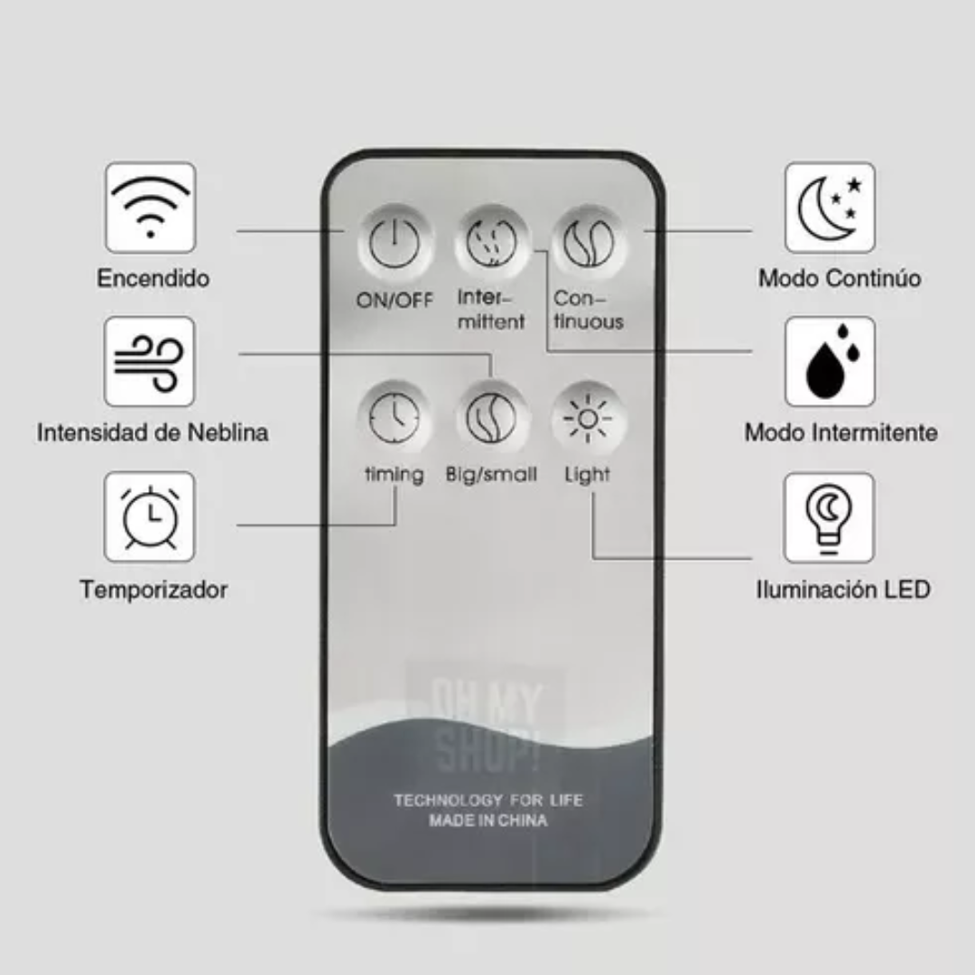 Humidificador Difusor De Aromas 500 Ml