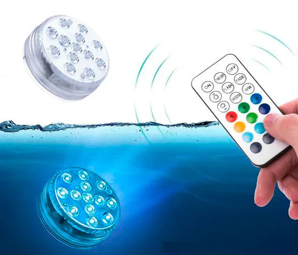 🔥 LIQUIDACIÓN DE STOCK: KIT DE ILUMINACIÓN RGB PARA PISCINAS - CON CONTROL REMOTO INALÁMBRICO