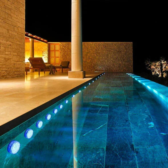 🔥 LIQUIDACIÓN DE STOCK: KIT DE ILUMINACIÓN RGB PARA PISCINAS - CON CONTROL REMOTO INALÁMBRICO