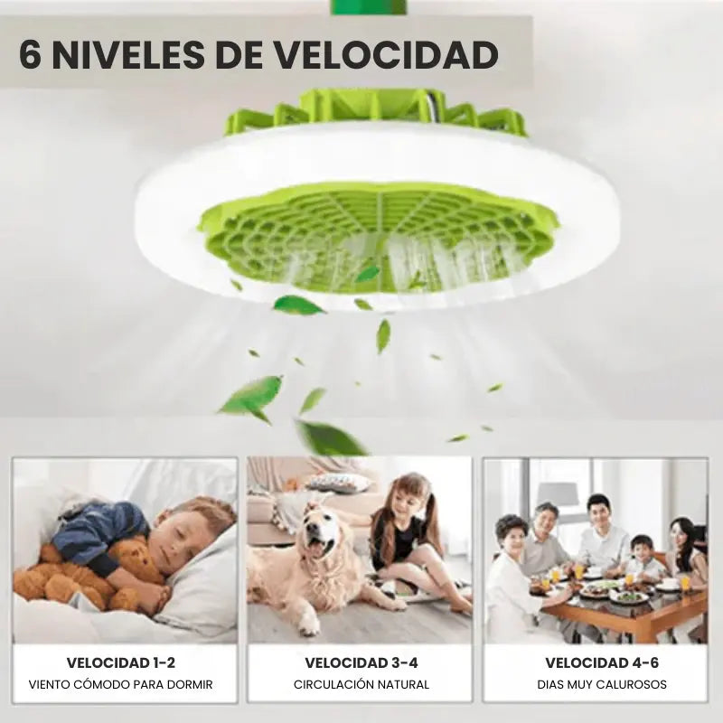 🔥Ventilador Inteligente de LED 2 en 1 TurboMax™ - [SUPER POTENTE]