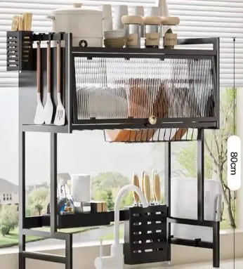 Escurridor De Platos Con Tapa 65cm