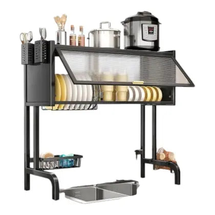 Escurridor De Platos Con Tapa 65cm